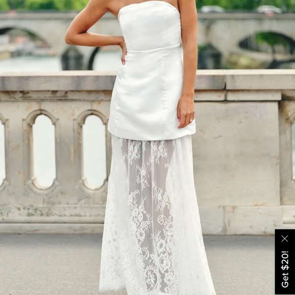 Lulus Strapless Dress - Picture 1 of 1